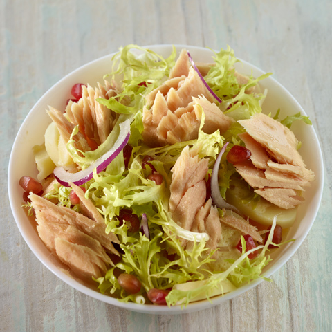 Imagen Ensalada de patata, granada y Bonito del Norte Campos